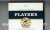 Player's Navy Cut Finest Virginia white and blue cigarettes wide flat hard box
