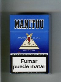 Manitou Original Blend cigarettes hard box
