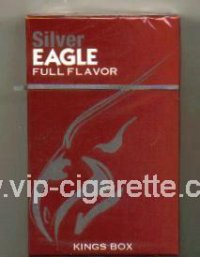 Silver Eagle Full Flavor Kings Box cigarettes hard box