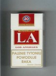 LA Los Angeles Full Flavour American Blend Cigarettes hard box LA Los Angeles Full Flavour American Blend Cigarettes hard box