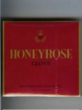 Honeyrose Clove cigarettes wide flat hard box