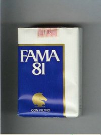 Fama 81 Con Filtro cigarettes soft box