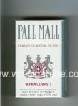 Pall Mall Famous Charcoal Filter Ultimate Lights 1 cigarettes hard box