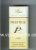 P Prestige Lights 100s Slims Special Blend yellow and white cigarettes hard box