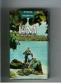 L&M Menthol 20 Filter 100s cigarettes soft box