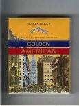 Golden American Special History Edition Wallstreet 25s cigarettes hard box Golden American Special History Edition Wallstreet 25s cigarettes hard box