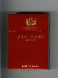 John Player Extra Mild cigarettes hard box