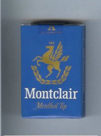 Montclair Menthol Tip Cigarettes soft box