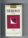 Meridian Filter 100s cigarettes soft box