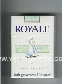 Royale Menthol Ultra Lights 1 mg American Blend cigarettes hard box