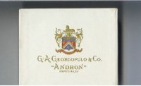 G.A.Georgopulo & Co. 'Andron' cigarettes (Specials) white)