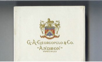 G.A.Georgopulo & Co. \'Andron\' cigarettes (Specials) white)
