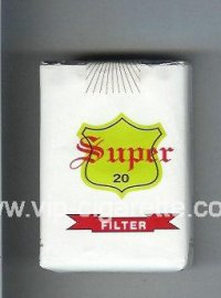 Super 20 Filter Cigarettes soft box