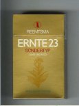 Ernte 23 Sondertyp Lang und Mild gold 100s cigarettes hard box Ernte 23 Sondertyp Lang und Mild gold 100s cigarettes hard box