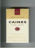 Caines Super Lights cigarettes Caines Super Lights cigarettes
