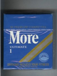 More Ultimate 1 50 cigarettes hard box