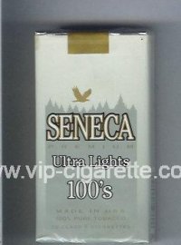 Seneca Premium Ultra Lights 100s cigarettes soft box