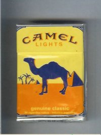 Camel Genuine Classic Lights cigarettes hard box