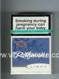 Rothmans Light cigarettes hard box