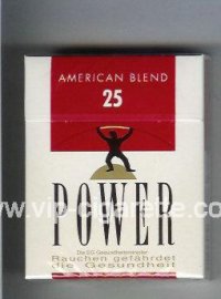 Power American Blend 25 cigarettes hard box