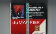 Du Maurier Ultra Light cigarettes wide flat hard box Du Maurier Ultra Light cigarettes wide flat hard box