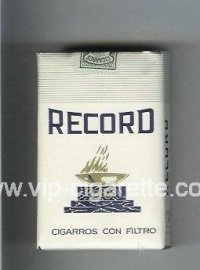 Record Con Filtro cigarettes white soft box