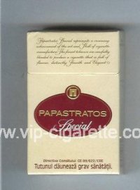 Papastratos Special cigarettes hard box