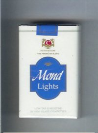 Mond Lights Filter De Luxe Fine American Blend cigarettes soft box