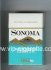 Sonoma Menthol Lights cigarettes hard box