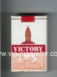 Victory cigarettes white and red soft box Victory cigarettes white and red soft box