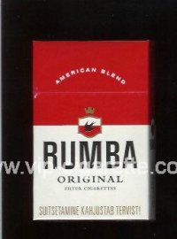 Rumba Original American Blend cigarettes hard box