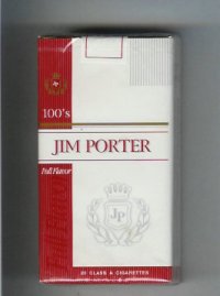 Jim Porter Full Flavor 100s cigarettes soft box