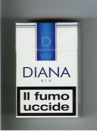 Diana Special Blend Blue cigarettes hard box