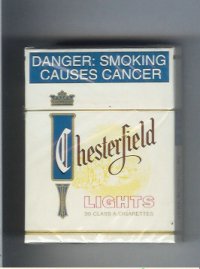 Chesterfield Lights cigarettes South Africa