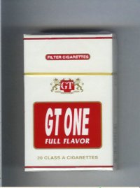 GT One Full Flavor Filter cigarettes hard box