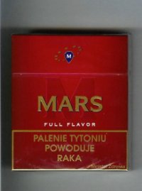 M Mars Full Flavor 25s cigarettes hard box