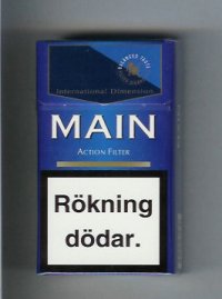 Main Action Filter Balanced Taste 100s blue cigarettes hard box