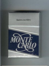 Monte Carlo Suaves Con Filtro cigarettes hard box