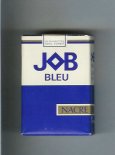 JOB Bleu Nacre blue and white and gold cigarettes soft box JOB Bleu Nacre blue and white and gold cigarettes soft box