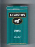 Lewiston 100s Menthol cigarettes soft box
