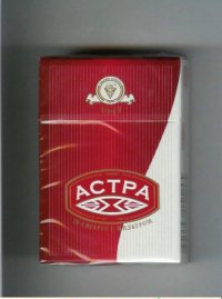 Astra 1942 cigarettes red white