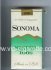 Sonoma Menthol Lights 100s cigarettes soft box
