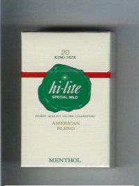 Hi-Lite Spesial Mild Menthol American Blend cigarettes hard box