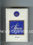 Prima Lyuks Multifiltr Legka white and blue cigarettes hard box Prima Lyuks Multifiltr Legka white and blue cigarettes hard box