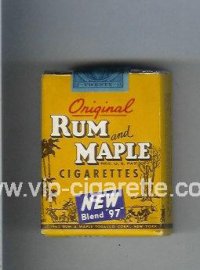 Rum and Maple cigarettes Original New Blend '97' soft box