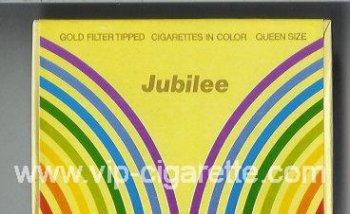 Sherman\'s Jubilee Cigarettes wide flat hard box