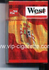 West Red World cigarettes Edition 2006 Spain hard box