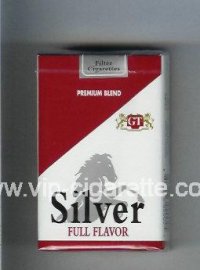 Silver Full Flavor Premium Blend cigarettes soft box