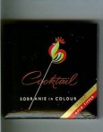 Cocktail cigarettes Sobranie in Colour
