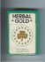 Herbal Gold Menthol cigarettes hard box